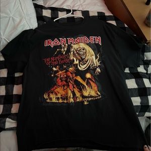 Iron Maiden tee from Hot Topic